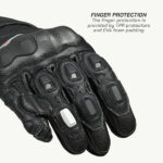 VIATERRA Riding Gloves Grid MK3 Black - Image 8