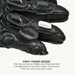 VIATERRA Riding Gloves Grid MK3 Black - Image 9