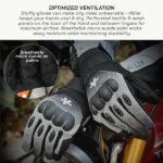 VIATERRA Riding Gloves Miller Urban Commute Black - Image 7
