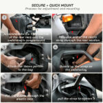 VIATERRA Saddle Bag Quick Release Black 30L - Image 12