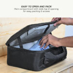 VIATERRA Saddle Bag Quick Release Black 30L - Image 6