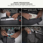 VIATERRA Saddle Bags Leh Mini 100% WP Black 52L - Image 9