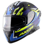 AXOR Helmet Apex Streak Black Blue Matt - Image 2