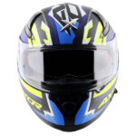 AXOR Helmet Apex Streak Black Blue Matt - Image 3