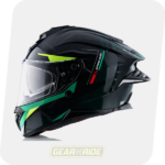 AXOR Helmet Brutale Kryptic Dual Spoiler Black Green
