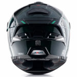 AXOR Helmet Brutale Kryptic Dual Spoiler Black Green - Image 5