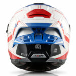 AXOR Helmet Brutale Ryden Dual Spoiler White Red Glossy - Image 5