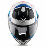 AXOR Helmet Brutale Ryden Dual Spoiler White Red Glossy - Image 7