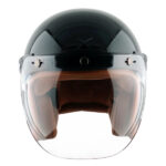 AXOR Helmet Retro Jet Black Glossy - Image 2
