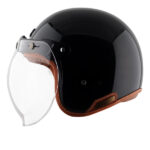 AXOR Helmet Retro Jet Black Glossy - Image 3