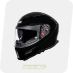 SMK Helmet Agnar Solid Black Glossy GL200
