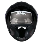 SMK Helmet Typhoon Aerot Black Grey Glossy (GL266) - Image 3