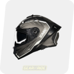 SMK Helmet Typhoon Aerot Black Grey Matt MA266