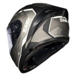 SMK Helmet Typhoon Aerot Black Grey Matt MA266 - Image 2