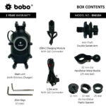 BOBO Mobile Holder BM18H with 15W Wireless Charger & USB-C Charging - Image 8