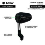 BOBO Rear View Bike Mirror RM1 D Anti-Glare Anti-Fog - Image 3