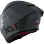 KYT Helmet R2R Pro Grl Plain Grey Glossy - Image 5