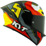 KYT Helmet TT Revo Flux Glossy Red - Image 2