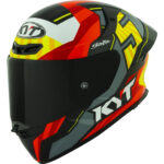 KYT Helmet TT Revo Flux Glossy Red - Image 3