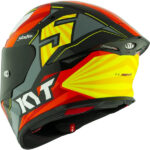 KYT Helmet TT Revo Flux Glossy Red - Image 5