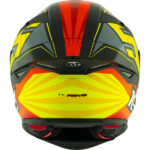 KYT Helmet TT Revo Flux Glossy Red - Image 6