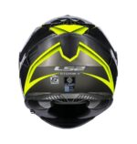 LS2 Helmet FF800 Storm II Nerve Black Yellow Glossy - Image 4