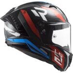 LS2 Helmet FF805 Thunder Supra Blue Red Glossy - Image 2
