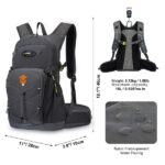 MOTOTECH Hydration Bag Pack Stealth Pro 15L Grey - Image 4