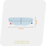 MOTOTECH PINLOCK Antifog Visor Insert Clear