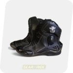 Pre-Owned MOTOTECH Short Boots Asphalt V2 Black, Size 44