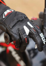 SOLACE Riding Gloves Hobo Red - Image 6
