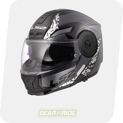 LS2 Helmet FF902 Scope II Oxyd Black Titanium, three-quarter front view