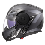 LS2 Helmet FF902 Scope II Oxyd Black Titanium, side view