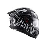 AXOR Helmet Apex Marvel Spiderman Black White Glossy - Image 2
