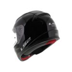 LS2 Helmet FF353 Rapid Mini Single Mono Black Glossy - Image 4