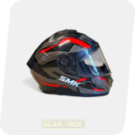 Pre-owned SMK Helmet Typhoon Azonix Black Red, size XL