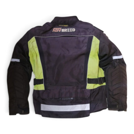 Pre-owned TBG Men's Jacket Wanderer Black Neon, size M - back