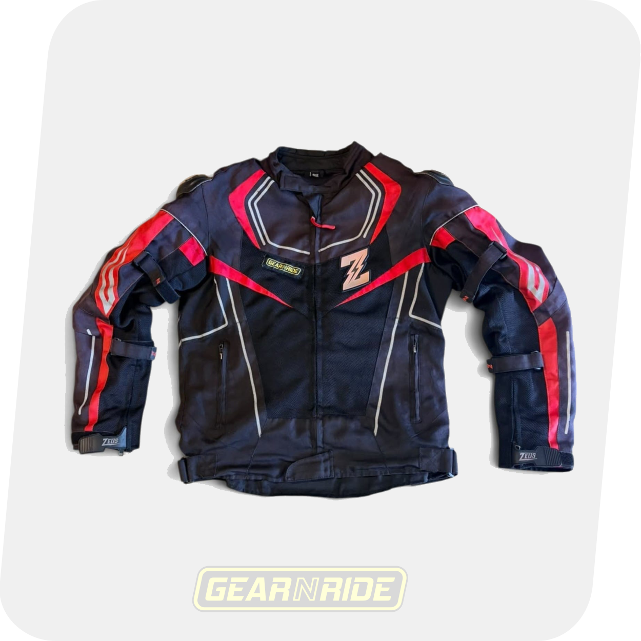 Pre-owned-ZEUS-Mens-Jacket-Air-Drift-Red-size-S-1.png Pre-owned ZEUS Men's Jacket Air Drift Red, size S - Image 1