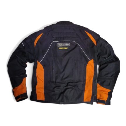 Pre-owned ZEUS Men's Jacket All Terrain Black/Orange, size M back