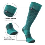 RANDY SUN Knee High Waterproof Socks X143, Green - Image 5