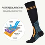 Randy Sun Knee High Waterproof Socks X216 Black - Image 3