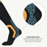 Randy Sun Knee High Waterproof Socks X216 Black - Image 4
