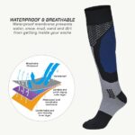 VIATERRA x RANDY SUN Knee High Waterproof Socks X217, Grey - Image 3