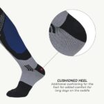 VIATERRA x RANDY SUN Knee High Waterproof Socks X217, Grey - Image 4