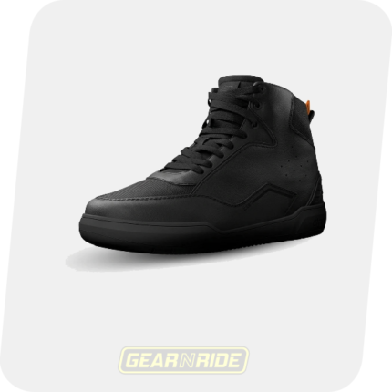 CLAN Riding Boots Torque D3O Black, three-quarter front view