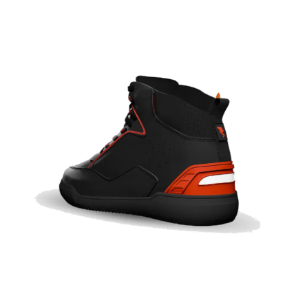 CLAN Riding Boots Torque D3O Black Red, side profile