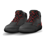 CLAN Riding Boots Torque D3O Black Red, front view