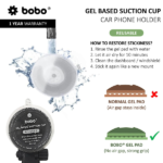 BOBO Car Phone Holder CM5 Black - Image 5