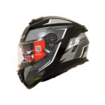 LS2 Helmet FF320 Stream II Meteor Black Grey Glossy - Image 2
