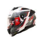 LS2 Helmet FF320 Stream II Meteor White Red Glossy - Image 2